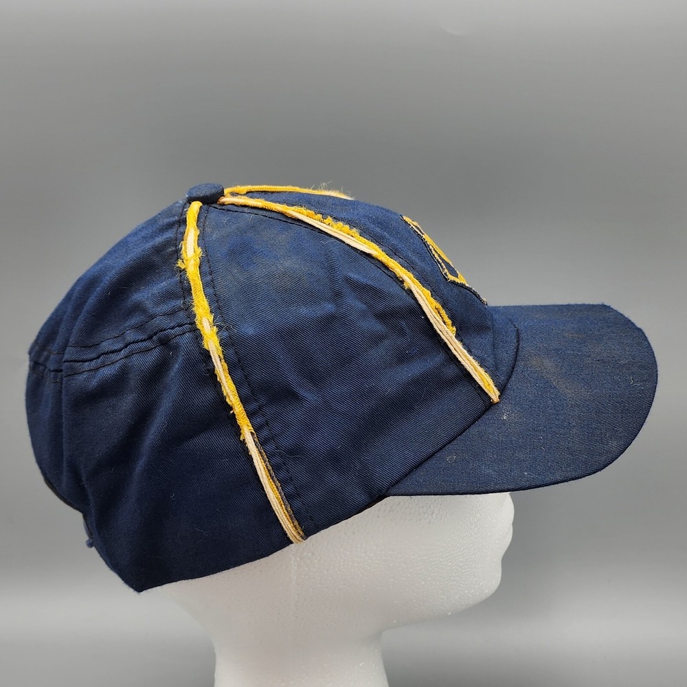 Vintage BSA Boy Cub Scout Beanie Hat Broken Brim FLAWS - Picture 7 of 10